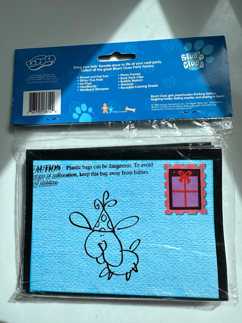 Blue’s Clues Photo Frame Kit Nickelodeon Tara Toy Party Favor New Sealed NWT - Picture 2 of 2